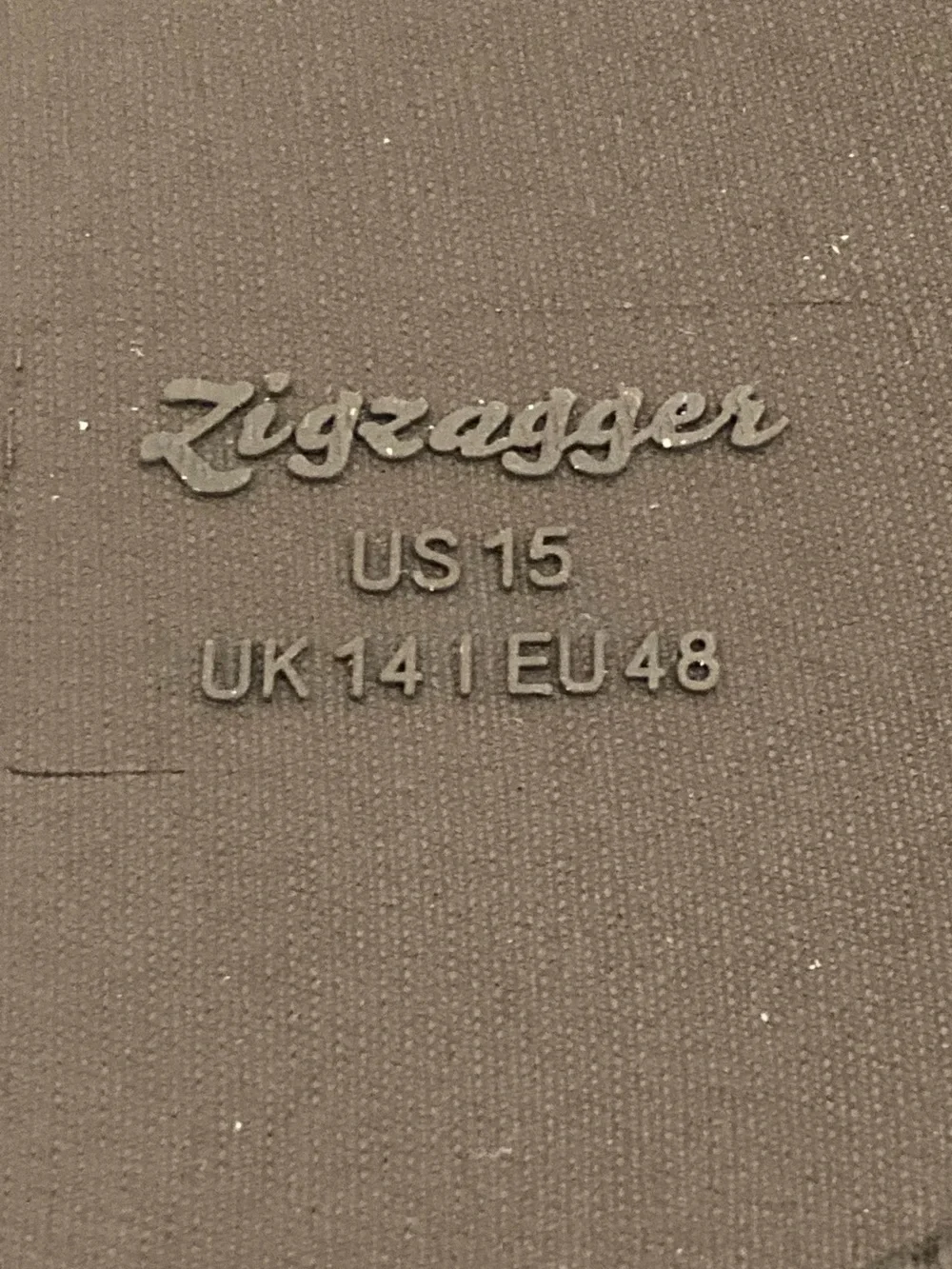 Zigzagger Mens 15 Moccasin Slippers Memory Foam House Shoes / Loafers Coffee NIB